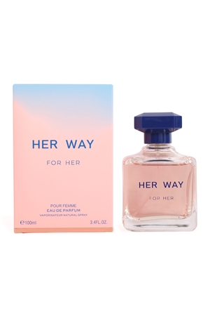 S17-10-4-89053 - HER WAY SPRAY PERFUME EAU DE PARFUM FOR WOMEN - 100ML/3.4 FL.OZ./3PCS
