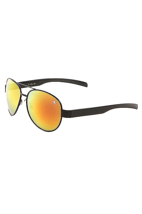 S17-4-5-8KN-2001-CM - KHAN SQUARE AVIATORS SUNGLASSES /12PCS