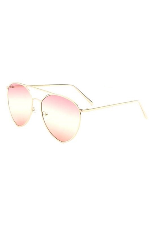 S17-5-5-AV-1612-TOC - AVIATOR SUNGLASSES/12PCS