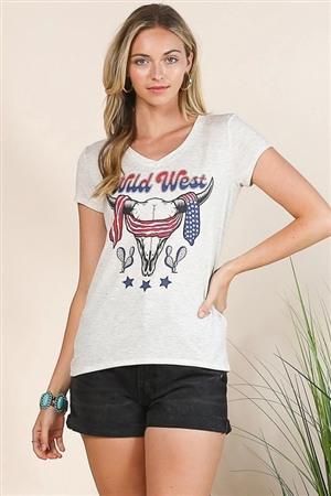 S37-1-1-AV-AV078-CHELSEA - AMERICANA GRAPHIC V NECK TEE- 1-2-2-1