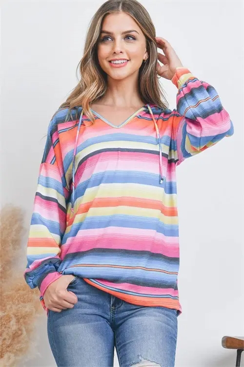 S37-1-1-AV-AV1051-OLLIE - STRIPED HACCI HOODIE- 2-2- 2