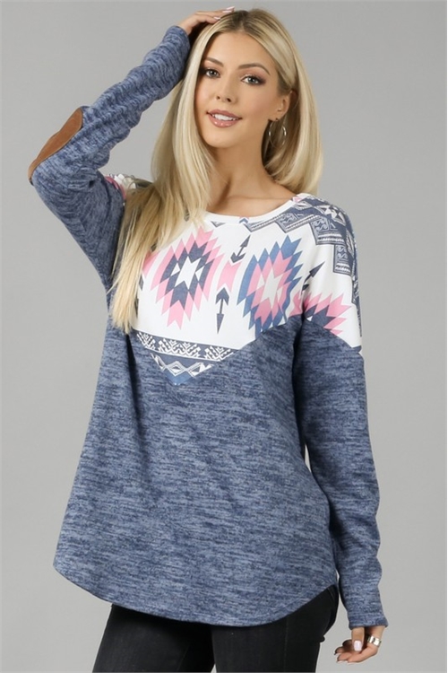 S37-1-1-AV-AV1066-ANDREA-AZTEC PRINT LONG SLEEVE TOP-GREY-1-2-2-1