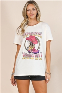 S37-1-1-AV1205-MALLORY - WESTERN COWGIRL RODEO GRAPHIC T-SHIRT- 1-2-2-1