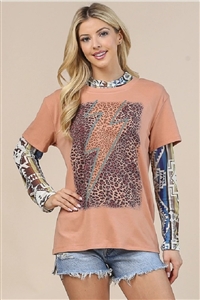 S37-1-1-AV1205-PARKER - LEOPARD GRAPHIC RELAXED FIT T-SHIRT- 1-2-2-1