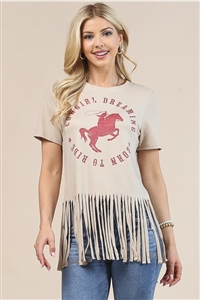 S37-1-1-AV192-GABBY - WESTERN COWGIRL FRINGE TOP- 1-2-2-1