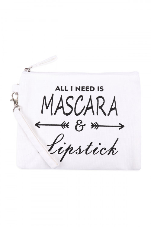 S22-12-3-BG452X007 - MASCARA & LIPSTICK COSMETIC POUCH/6PCS