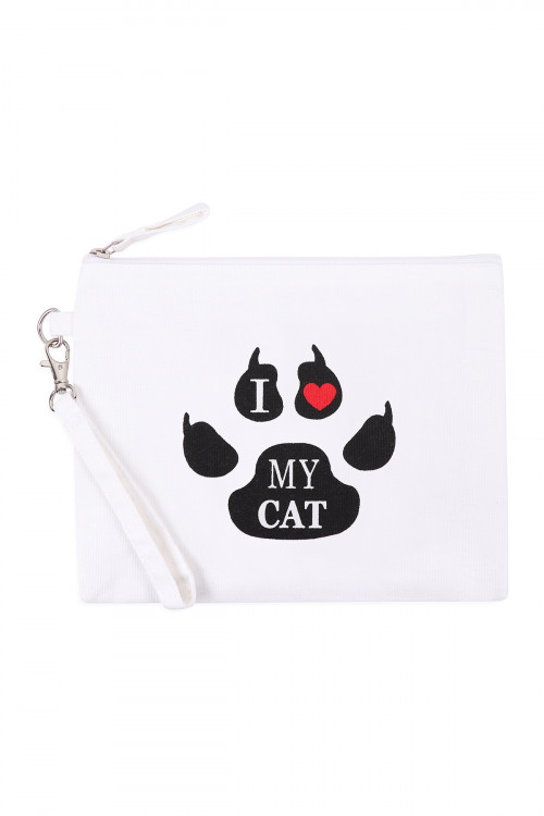 S22-12-3-BG452X060 - I LOVE MY CAT POUCH/6PCS