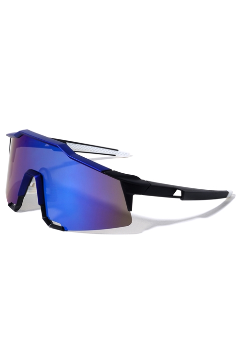 S1-7-2-BP0128- SPORTS EYESHIELD SUNGLASSES/12PCS