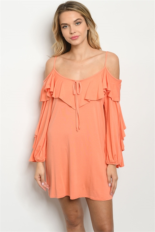 C51-A-2-D1648 APRICOT DRESS 2-2-2