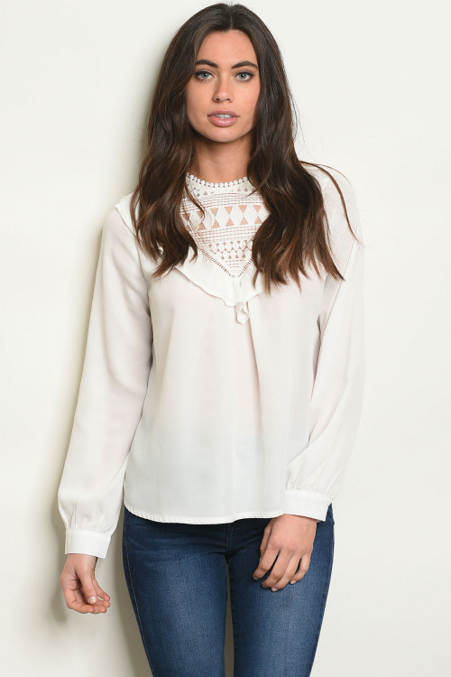 S21-9-3-T10213 OFF WHITE TOP 2-2-2
