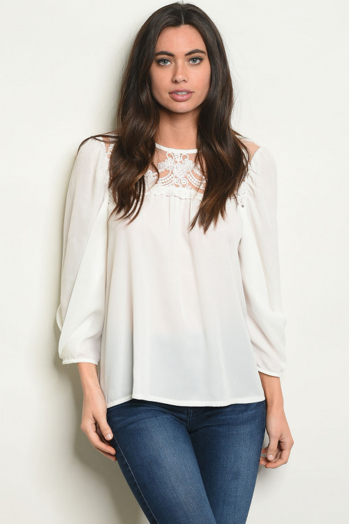 S23-5-5-T10192 OFF WHITE TOP 2-2-2