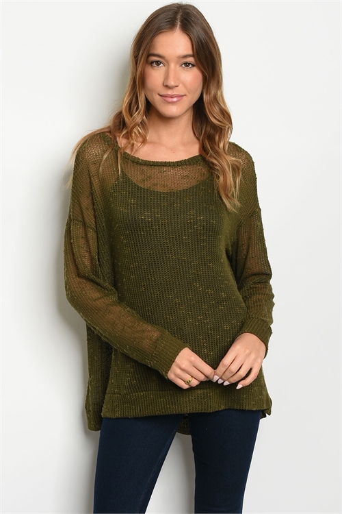 S11-13-1-T16101 OLIVE TOP 2-2-2