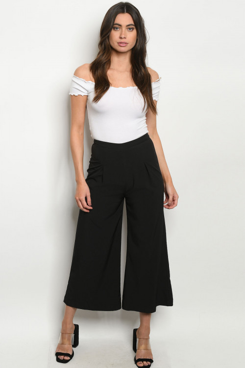 S18-10-5-P4830 BLACK PANTS 3-2-1