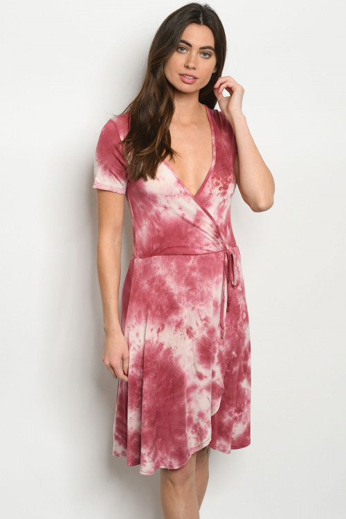 S17-10-3-D191014 MAUVE TIE DYE DRESS 1-1-1