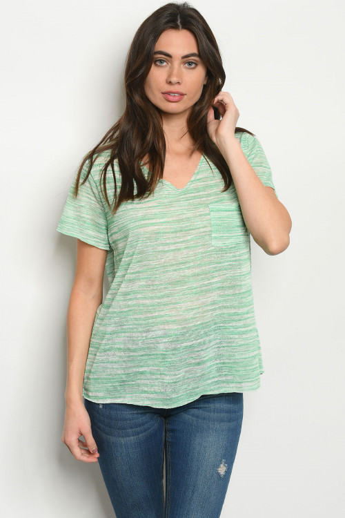 C25-B-1-T6824 GREEN IVORY TOP 1-2-2