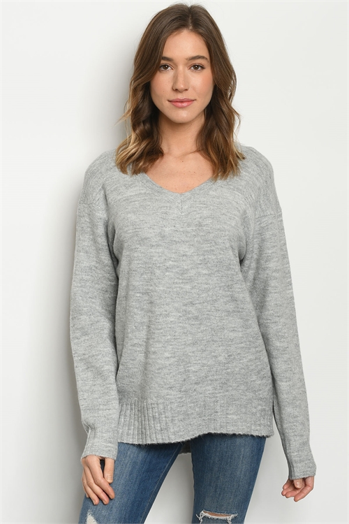 S21-12-5-S2415 GRAY SWEATER 2-2-2