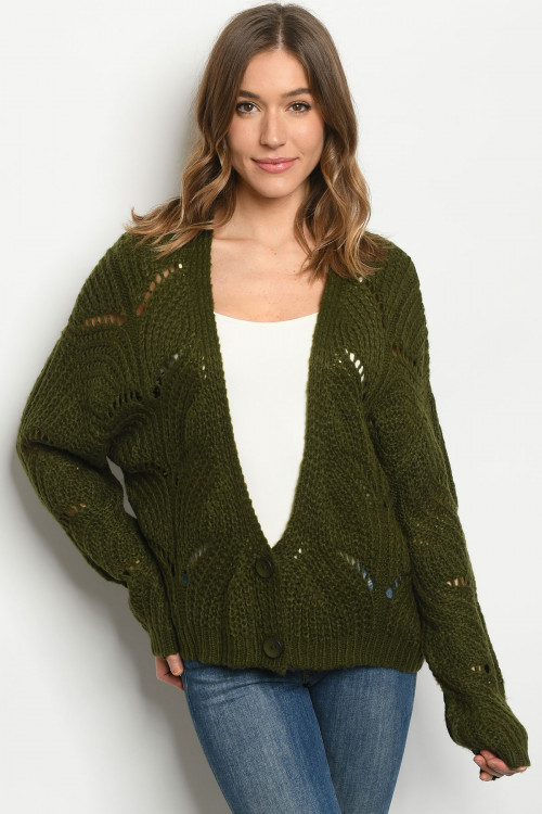 S12-7-2-S181727 OLIVE SWEATER 3-3