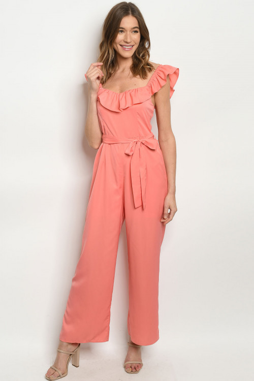 S10-10-2-J81229 CORAL JUMPSUIT 2-2-2