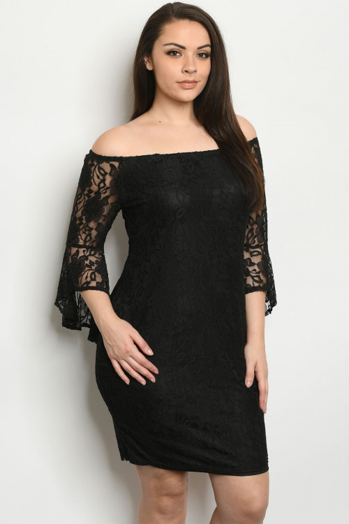 C18-A-3-D2225X BLACK DRESS 2-2-2