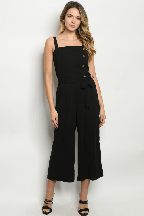 S25-5-2-J6868 BLACK JUMPSUIT 2-2-2