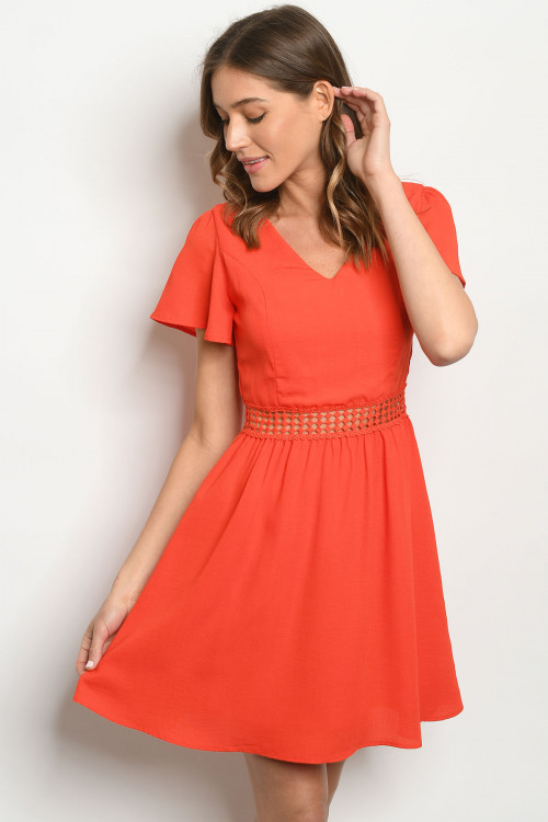 S25-5-3-D2259 ORANGE DRESS 2-2-2