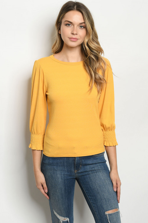 C22-B-1-T6540 MUSTARD TOP 2-2-2