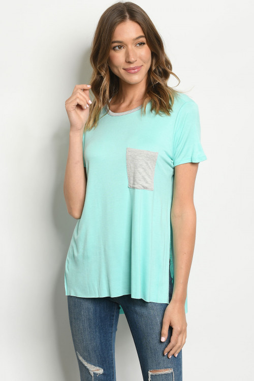 C22-A-1-T8639 MINT TOP 2-2