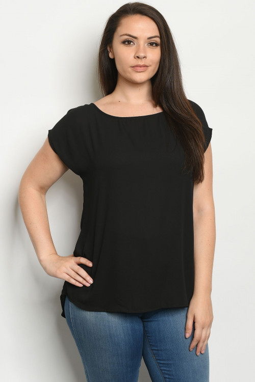 C4-A-1-T7434XA BLACK PLUS SIZE TOP 2-3