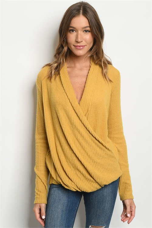 S14-9-3-T2159 MUSTARD TOP 3-2-2