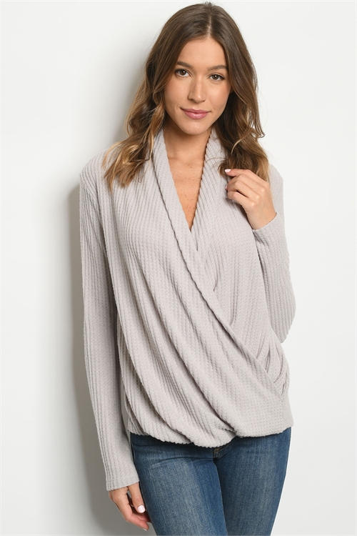 S8-11-2-T2159 LIGHT GRAY TOP 2-2-2