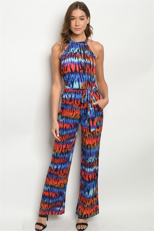 S19-6-1-J50479 BLUE MULTI JUMPSUIT 2-2-2