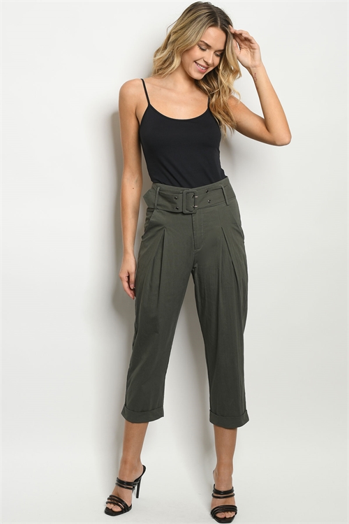 S15-5-2-P2137 OLIVE PANTS 2-2-2