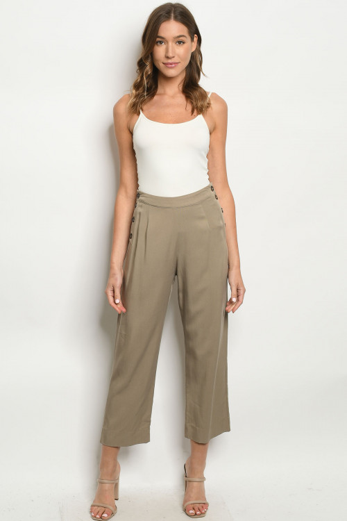 S9-19-1-P50109 OLIVE PANTS 3-2-1