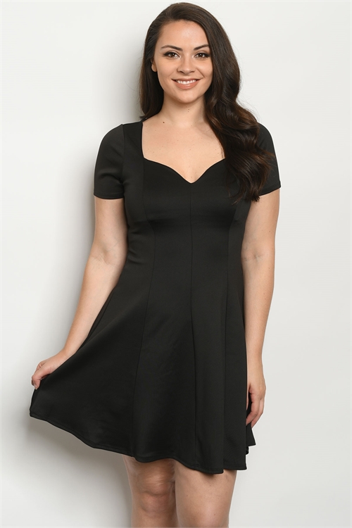 S9-20-3-D715X BLACK PLUS SIZE DRESS 3-3