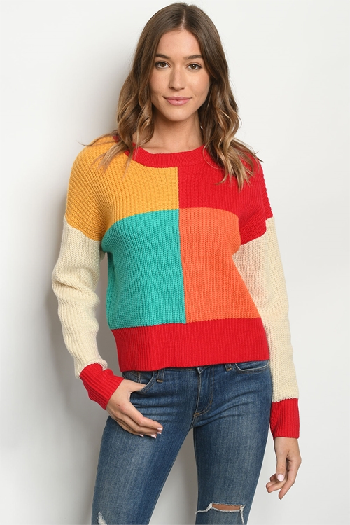 S15-5-3-S12023 MULTI COLOR SWEATER 2-3