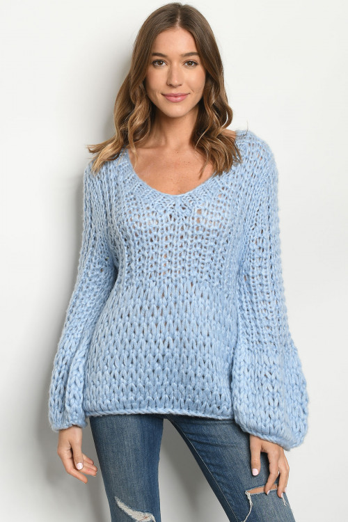 S25-5-1-S6564 BLUE SWEATER 3-3