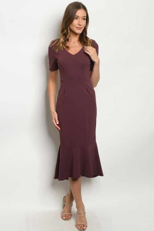 S8-2-1-D1270 PLUM DRESS 4-2-1