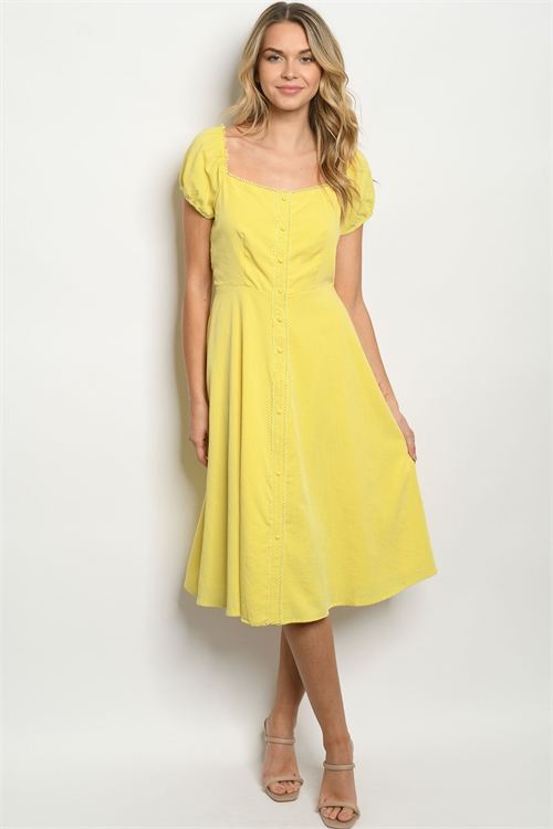 S12-1-2-D74517 YELLOW DRESS 2-2-2