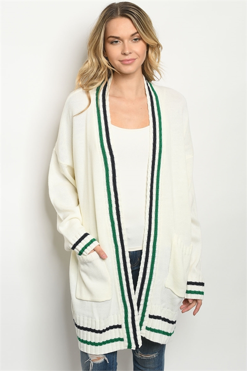 S9-20-1-C13681 IVORY CARDIGAN 3-2-1