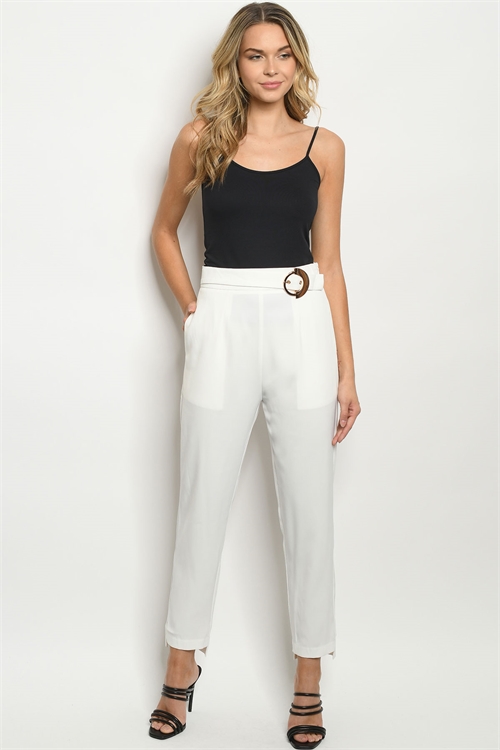 S9-13-2-P7543 IVORY PANTS 2-2-2