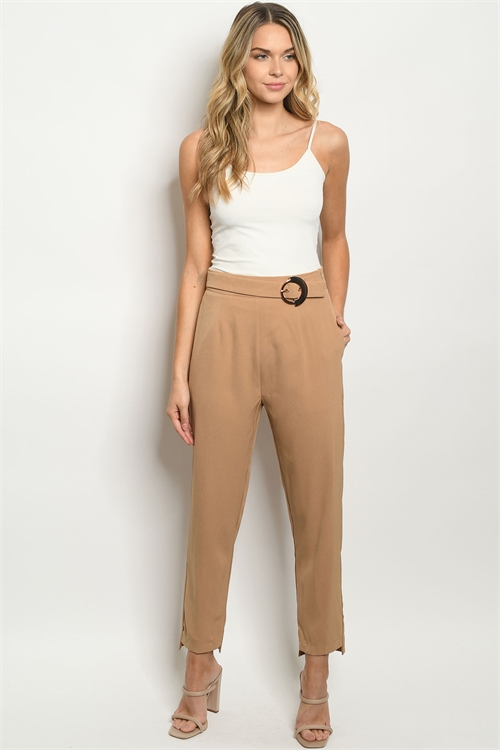 S12-9-1-P7543 CAMEL PANTS 2-2-2