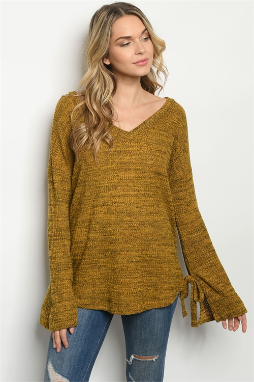 S15-12-5-T1039 MUSTARD TOP 2-2-2