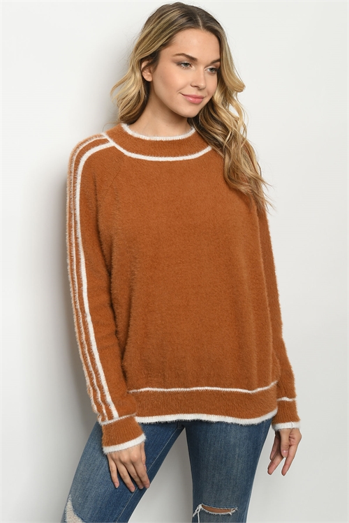 C27-B-1-S90198 CAMEL SWEATER 2-2