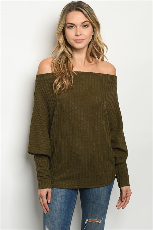 C92-A-1-T2841 OLIVE TOP 3-2-1