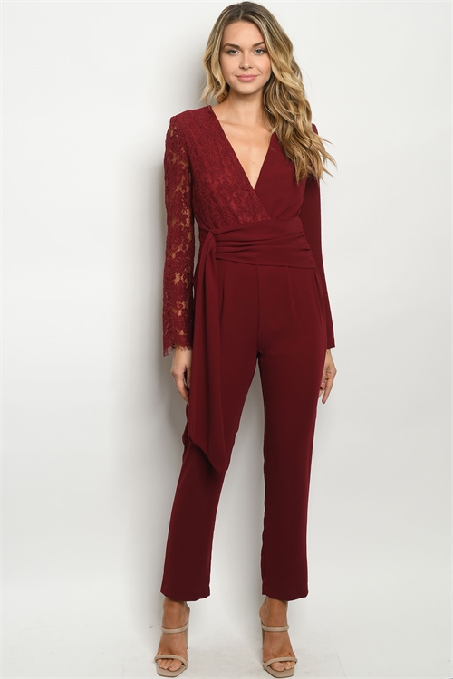 S20-1-2-J90488 BURGUNDY JUMPSUIT 2-2-2