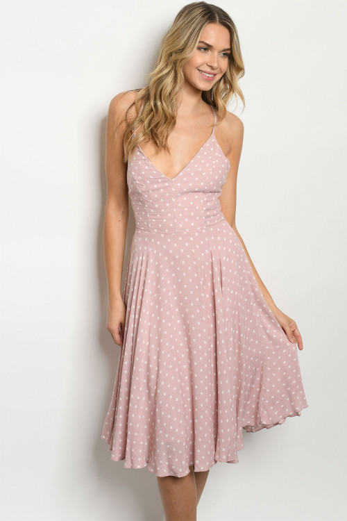 S22-2-1-D74979 BLUSH WITH DOTS DRESS 2-2-2