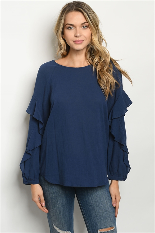 S19-9-1-T43381 NAVY TOP 2-1