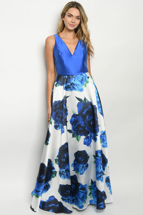 S12-5-1-D26312 ROYAL FLORAL DRESS 2-2-2