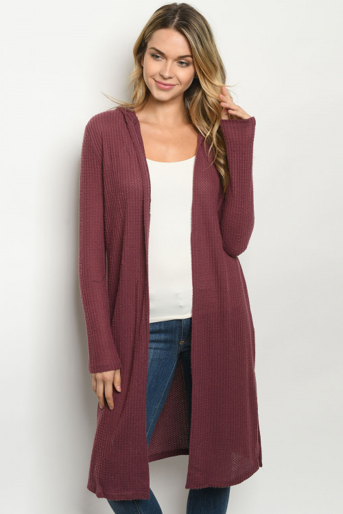 S24-1-1-C5842 MAUVE CARDIGAN 1-2-2-1