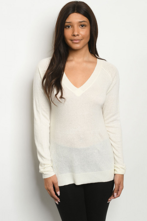 S22-13-4-S6723 IVORY SWEATER 2-2-2